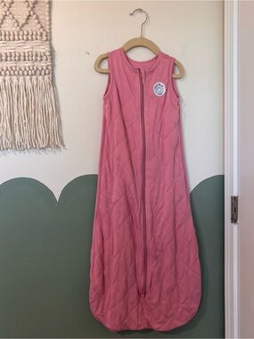 Dreamland Baby Lightweight Quilted Pink Baby Sleep Sack with Front Zip